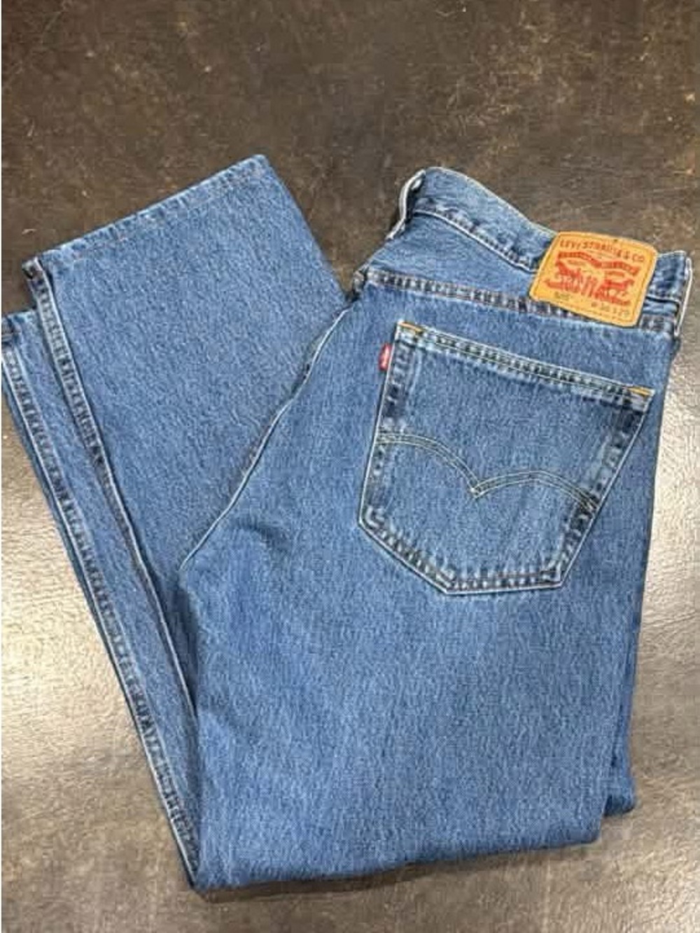 Levi's Men's Straight Leg Jeans in Medium Blue 36x29